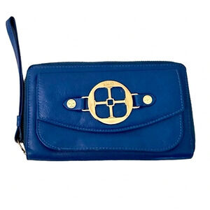 Blue Iman Wristlet Wallet for Women